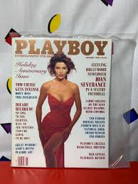 Playboy Magazine | January 1990 | Joan Severance Holiday Anniversary Issue  | Boardwalk Vintage