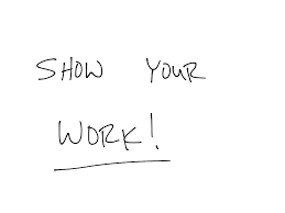 What you say when lost explain: Did You Hear About Ws Math Showme