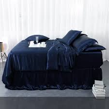 Shop for flannel sheets in bed sheets. Royal Blue 30 Momme 4pcs Silk Sheet Set
