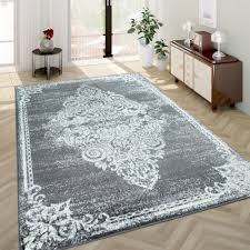 Sie machen auch den außenbereich wohnlich und begeistern mit ihrem. Barock Teppich Wohnzimmer Used Look Grau Teppich De