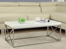 Modern Coffee Table Sturdy Stylish Multi Functional Gloss White And Chrome Coffeetable Table Livi Living Room Coffee Table Coffee Table White Coffee Table
