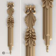 3d Model Vertical Style Art Deco Art Deco Deco Window Architecture