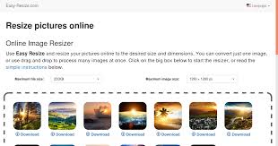 Resize Any Photo Image And Picture For Free Online Easy Resize Com