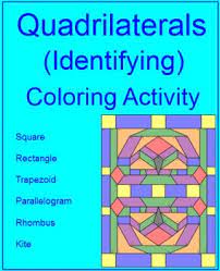 Some of the worksheets displayed are classwork, area of squares rectangles and parallelograms, quadrilaterals, rhombuses rectangles and squares, name period properties of rectangles rhombi and, tell. Quadrilaterals Identifying Types Of Quadrilaterals Coloring Activity