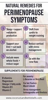 Menopause can be pretty challenging, physically and emotionally. Natural Remedies For Perimenopause Symptoms Supplements Treatments And Food Coconuts And Kettlebells
