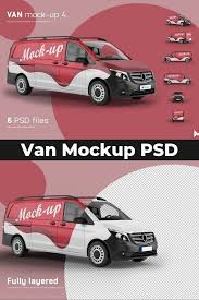 Van Mockup 4 Vans Mockup Branding