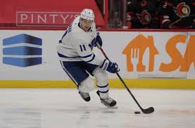 Zach hyman #11 of the toronto maple leafs turns with the puck against the montreal canadiens during an nhl game at scotiabank arena on april 7, 2021 in toronto, ontario, canada. Maple Leafs Losing Zach Hyman Means Losing Their Heart And Soul