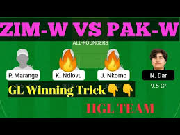 The first t20i witnessed a strong performance from the pakistan team in both departments. Rank1 Zim W Vs Pak W 11gl Team Youtube