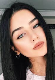 See more ideas about hair makeup, hair beauty, beauty hacks. Impressive 2019 Summer Fashion Work Of Professional Makeup Bloggers Img No 20 Impressive 2019 In 2020 Black Hair Green Eyes Black Hair Makeup Black Hair Blue Eyes