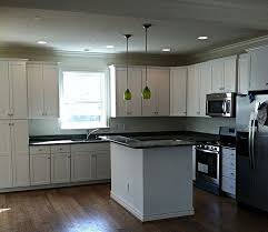 Natural Light And Pendant Globes Bring Ambiance To A Great Entertaining Space Cicabinetry Com In 2020 Custom Kitchen Remodel Kitchen Remodel Shaker Style Cabinets