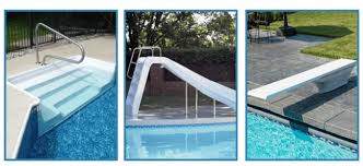3 to 4 foot water depth at landing is adequate. Indianapolis Indiana Swimming Pool Step Resurfacing Indianapolis Indiana Fiberglass Pool Spa Resurfacing Repair