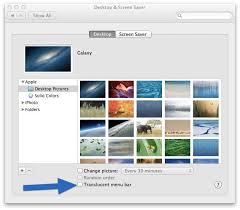 Want to customize touch bar on mac? Toggle The Menu Bar Translucency On Your Mac Os X Tips Cult Of Mac