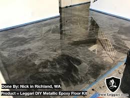 Order Your Floor Kit Today Look What Nick Did With Our Diy Metallic Epoxy Floor Kits It L Metallic Epoxy Floor Epoxy Floor Flooring