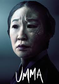 SUE'S REVIEWS: UMMA “Umma” is an 84-minute PG-13 Rated Horror directed by Iris  Shim starring Sandra Oh (Amanda), MeeWha Alana Lee (Amanda's mother), Fivel  Stewart (Chris), Dermot Mulroney (Danny), Odeya Rush (River)