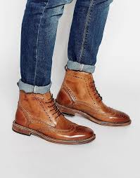 Kg Kurt Geiger Kg By Kurt Geiger Brogue Boots Mens Boots Fashion Mens Boots Casual Mens Dress Boots