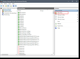 Image result for windows firewall inbound rule