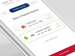 Payment Selection Screen App Interface Design Mobile App Design Business Card Design Inspiration