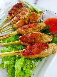 Airfried Thai Lemongrass Chicken Sticks By Jeannie Lee Chicken On A Stick Crusted Chicken Ginger Chicken