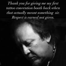 When I came to Atlanta I asked 4 Men in person for permission to open  @AONTATTOO. TONY OLIVAS was not only one of the four, he was the 1st. I got  to