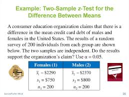 Hypothesis Testing With Two Samples Online Presentation