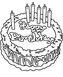 Includes images of baby animals, flowers, rain showers, and more. Birthday Cake Coloring Pages For Boys Coloring4free Coloring4free Com