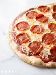 To prepare this easy gluten free pizza dough, just add eggs, warm water and olive oil (a stand mixer can be helpful), then spread the gluten free dough the mix contains a yeast packet and creates an authentic crispy crust. Gluten Free Pizza Crust No Knead And Perfect Every Time