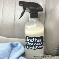 Diy Leather Cleaner Conditioner Recipe Leather Cleaner Diy Leather Conditioner Diy Diy Leather Repair