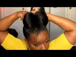 You'll find it here at aahv. Simple Bow Bun Tutorial Black Wedding Hairstyles Bow Hairstyle High Bun Hairstyles