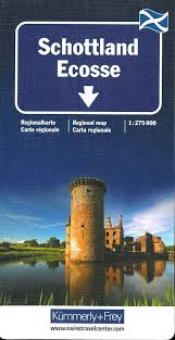 Finden sie alle sehenswürdigkeiten scotland. Kuf Schottland 1 275 000 Ecosse Scotland Scozia Strassenkarte Sehenswurdigkeiten Reiseinformationen Index Amazon De Kummerly Frey Bucher