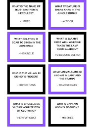 It's actually very easy if you've seen every movie (but you probably haven't). Disney Villains Trivia Quiz Free Printable The Life Of Spicers