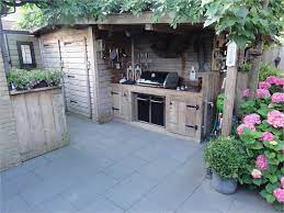 45 Perfect Backyard Bbq Landscaping Ideas 53 Weber Genesis Buiten Keuken Outdoor Garden Kitchen Bbq Area Ideas Pintere Bbq Shed Backyard Kitchen Backyard Patio