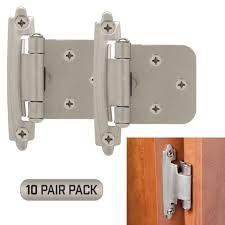 The cabinet door hinges should be placed at least 1 1/2 inches to two inches from the top of the edge of the cabinet. Kitchen Cabinet Door Hinges Hardware Cheaper Than Retail Price Buy Clothing Accessories And Lifestyle Products For Women Men