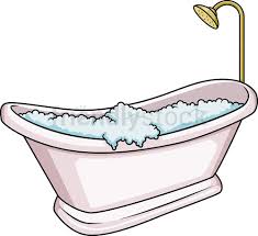 Full Bathtub Cartoon Vector Clipart Friendlystock In 2020 Vector Illustration Clip Art Vector