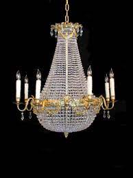 Weathered distressed rustic aged vintage antique basket crystal chandeliers are used in both traditional and. French Empire Basket Chandelier Appleton Antique Lighting