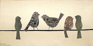 Birds On A Wire Wall Art Birds On A Wire Bird Art Art Bird Silhouette