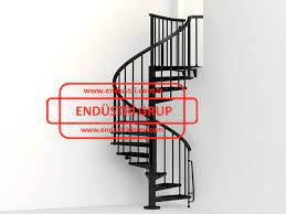 How to build a staircase that you can install yourself. Omurgali Helezon Doner Celik Merdiven Endustri Grup Demir