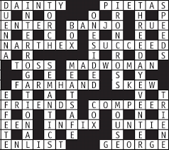 Achalasia, adenomata, alfilaria, algarroba, amblyopia ; Crossword 2010 Significance Wiley Online Library