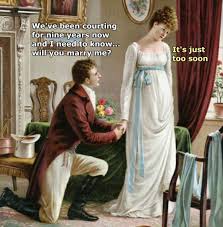 We Ve Been Courting For Nine Years Now And I Need To Know Will You Marry Me It S Just Too Soon So Funny Art Memes Classical Art Memes Art Jokes