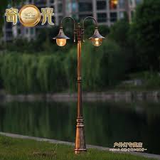 Europe Vintage Garden Outdoor Lights Fixture E27 Led Pole Light Garden Path Tall Column Waterproof Lighting Fitting Aluminum Waterproof Light Fittings Pole Lightgarden Pole Lights Aliexpress