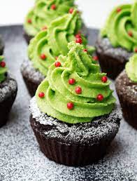 Healthy Christmas Tree Cupcakes Healthy Christmas Desserts Christmas Themed Desserts Christmas Cupcakes Recipes