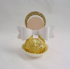 Ferrero Rocher Angel Ferrero Rocher Gift Baptism Centerpieces Baptism Favors