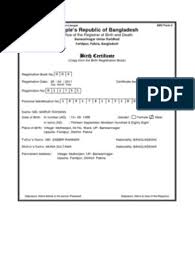 Fake birth certificate template, since pictures are a crucial piece of handout plans, you should pay special mind to this. Birth Certificate Bangladesh Birth Certificate Bangladesh