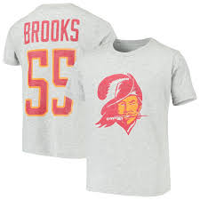 Some logos are clickable and available in large sizes. Derrick Brooks Tampa Bay Buccaneers Youth Retired Player Vintage Name Number T Shirt Heathered Gray