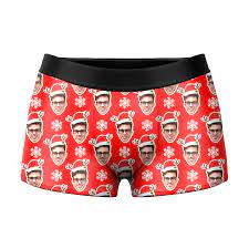 Maybe you would like to learn more about one of these? Visage Sur Boxer Personnalise De Pere Noel Mettez Votre Photo Sur Des Sous Vetements Visagechaussettes