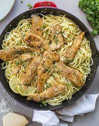Chicken Scampi Linguini Recipe Light Chicken Recipes Chicken Scampi Chicken Pasta Recipes