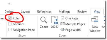 Ruler On Word 2016 Word 2016 Tutorials