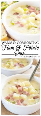 Easy And Comforting Ham And Potato Soup Ham And Potato Soup Recipes Ham Soup Recipes