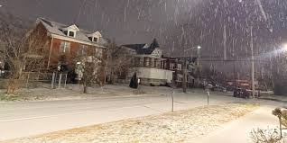 Freezing Rain, Sleet and Snow Falling Across the Region