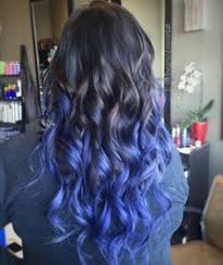 The wondering thigh is that blue will seem very faint on black or brown hair as a tinge which you will see in the light. 27 Bold Blue Hair Color Ideas Highlights All Over Color Ombre