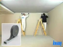 L'illuminazione tramite led e faretti è molto utilizzato. Knauf Realizzazione Controsoffitto D111 Youtube